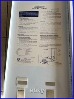 Hospeco Tampon&Napkin Dispenser 25¢ Coin/FREE Vend Commercial Bathroom Machine