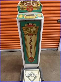 Impulse Industries Coin Operated Weight Scale Vending Machine Arcade Lot of 3