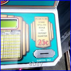 Impulse Industries Digital Coin Operated Weight Scale Vending Machine Arcade Impulse Industries Digital Coin Operated Weight Scale Vending Machine Arcade