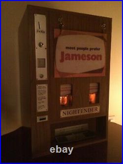 Irish Whiskey John Jameson Coin Operated Vending Machine Dispenser Ireland 70's