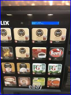 Klix Outlook Hot Drinks Vending Machine With Coin Mechanism Accepting New £1