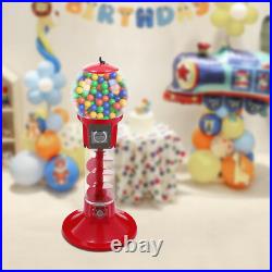 LM-110 Capsule Toy Vending Machine Coin Operated Clear Red Freestanding