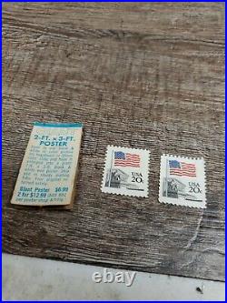 LOOK? Vintage Postage Stamp Vending Machine Coin Op Post Office USPS