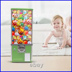 Light Green Gumball Vending Machine Coin-Op 25¢ (4 Coins) Fits 45mm Capsules