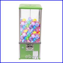 Light Green Gumball Vending Machine Coin-Op 25¢ (4 Coins) Fits 45mm Capsules