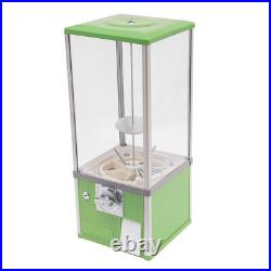 Light Green Gumball Vending Machine Coin-Op 25¢ (4 Coins) Fits 45mm Capsules