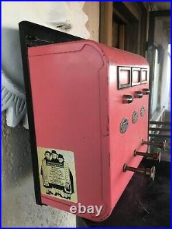 Mr. Condom's Collectable Coin Operated Dispenser 10 Cent Pink Vending Machine