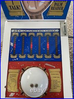 Mr. Vend Vintage Coin Operated The Palm Reader Machine, 1987 Rare