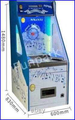 NEW Coin Quarter Pusher Machine Arcade with Bill Acceptor Avalanche Casino Vending