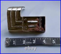 National Cigarette Vending Coin Slot Trim Machine 1930's 1940's Art Deco Chrome