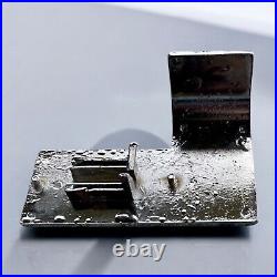 National Cigarette Vending Coin Slot Trim Machine 1930's 1940's Art Deco Chrome