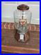 Northwestern-33-Brown-Porcelain-Coin-Op-Peanut-Vending-Machine-With-Barrel-Lock-01-czx