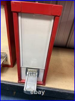 Northwestern Super 60 Red Bulk Candy/Gumball Vending Machine with Coin Mechanism