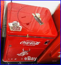 Original 1950s Antique COKE MACHINE Coca Cola RESTORED Coin Op Vending VMC A23 E