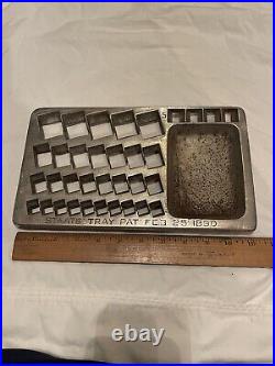 Original Antique STAATS Money Coin Changer Tray Cohoes, NY Patented 1890 Banker