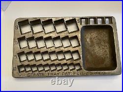 Original Staats Money Coin Changer Tray Cohoes, NY Pat. Feb. 25 1890 Antique Top