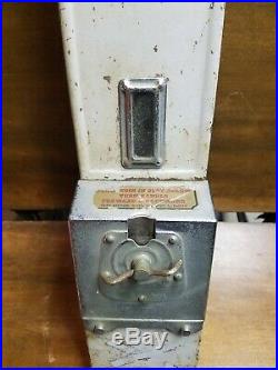 Original Vintage Antique 5 Cent Hershey's Candy Coin Op Vending Machine
