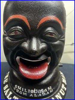 Planters Smilin' Sam The Salted Peanut Man From Alabam Repro Coin Bank