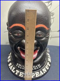 Planters Smilin' Sam The Salted Peanut Man From Alabam Repro Coin Bank