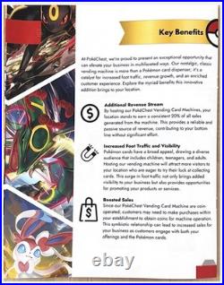 Pokémon Card Vending Machine Coin Operated