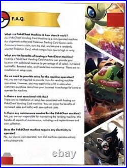 Pokémon Card Vending Machine Coin Operated