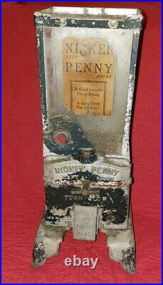 RARE 1921 Brice Williams Peanut Machine Coin Operated Vending Machine Slug Eject