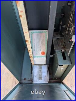 RARE ESCO Chicago USA 1950 2 Cent Coin Vending Machine WithDisplay, Cards RARE ESCO Chicago USA 1950 2 Cent Coin Vending Machine WithDisplay, Cards