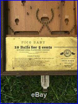 Rare 1932 Antique Pico Baby Coin Operated Machine