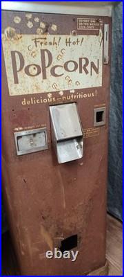 Rare 1950's Cebco Gold Medal 10 Cent Popcorn Maker Vending Machine Coin Operated