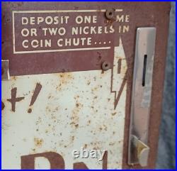 Rare 1950's Cebco Gold Medal 10 Cent Popcorn Maker Vending Machine Coin Operated