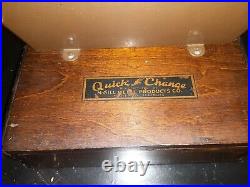 Rare Antique Coin-op Quick Change Maker McGill Metal Products coin dispenser
