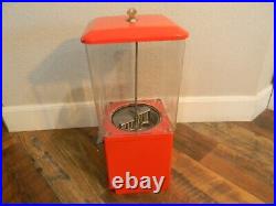 Rare Coin Mechanism Northwestern 2 Cent Gumball Machine with Unique Decal & Key