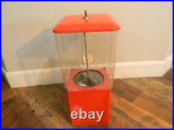 Rare Coin Mechanism Northwestern 2 Cent Gumball Machine with Unique Decal & Key