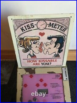 Rare Original 1987 Mr. Vend Kiss-o-meter Coin-op Works