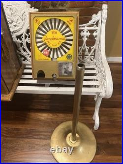 Rare Vendorama Floor Pedestal Model, Coin Op 10¢ Ballpoint Pen Vending Machine