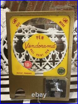 Rare Vendorama Floor Pedestal Model, Coin Op 10¢ Ballpoint Pen Vending Machine
