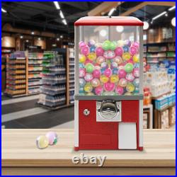 Red Coin Operated Capsule Toy Vending Machine 200 Capacity