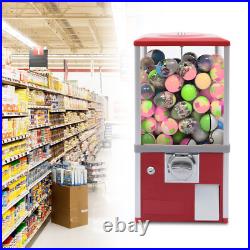 Red Coin Operated Capsule Toy Vending Machine 200 Capacity