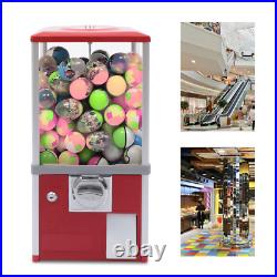 Red Coin Operated Capsule Toy Vending Machine 200 Capacity