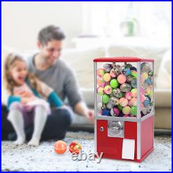 Red Coin Operated Capsule Toy Vending Machine 200 Capacity