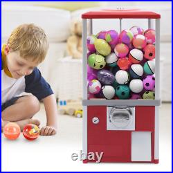 Red Coin Operated Capsule Toy Vending Machine 200 Capacity