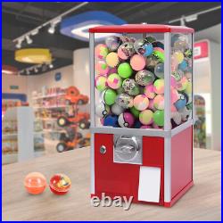Red Coin Operated Capsule Toy Vending Machine 200 Capacity