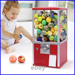 Red Coin Operated Capsule Toy Vending Machine 200 Capacity