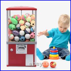 Red Coin Operated Capsule Toy Vending Machine 200 Capacity