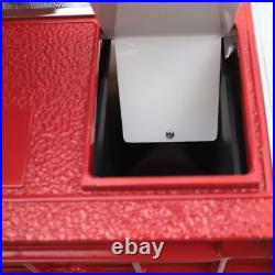 Red Coin Operated Capsule Toy Vending Machine 200 Capacity