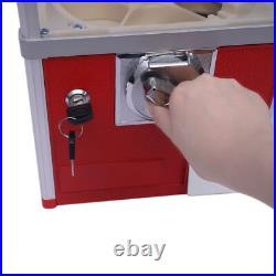 Red Coin Operated Capsule Toy Vending Machine 200 Capacity