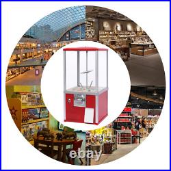 Red Coin Operated Capsule Toy Vending Machine 200 Capacity