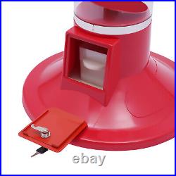 Red Gumball Machine Vintage Candy Vending Dispenser Coin Bank 40.31Inch Tall New