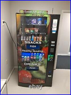 SEAGA Healthy You HY2100-8 COMBO SODA / SNACK VENDING MACHINE WithO ENTREE Used