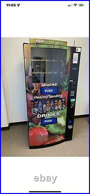 SEAGA Healthy You HY2100-9 COMBO SODA / SNACK VENDING MACHINE WithO ENTREE Used